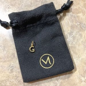 Mejuri letter “G” charm in 14k gold